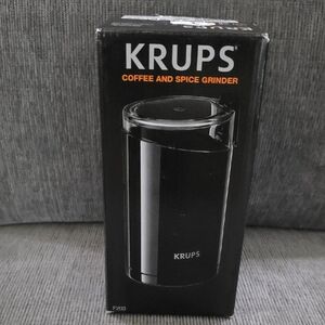 Krups Coffee and Spice Grinder - Black, New In Box